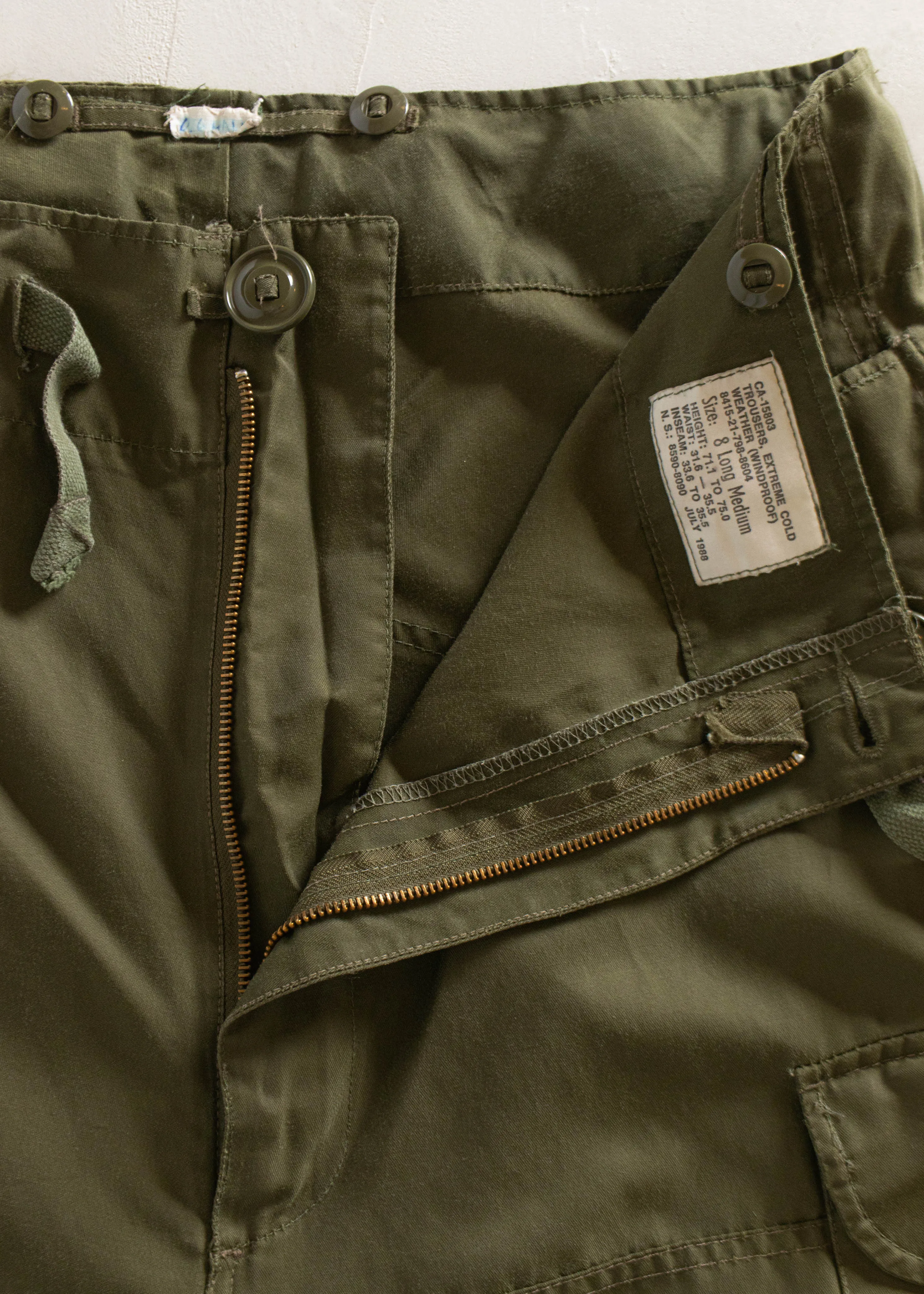 1980s Military Wind Cargo Pants M/L