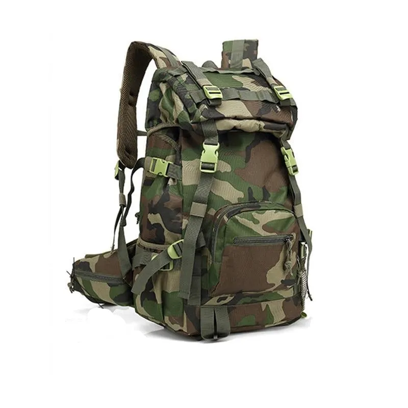 40L Tactical Military Camouflage 600D Backpack