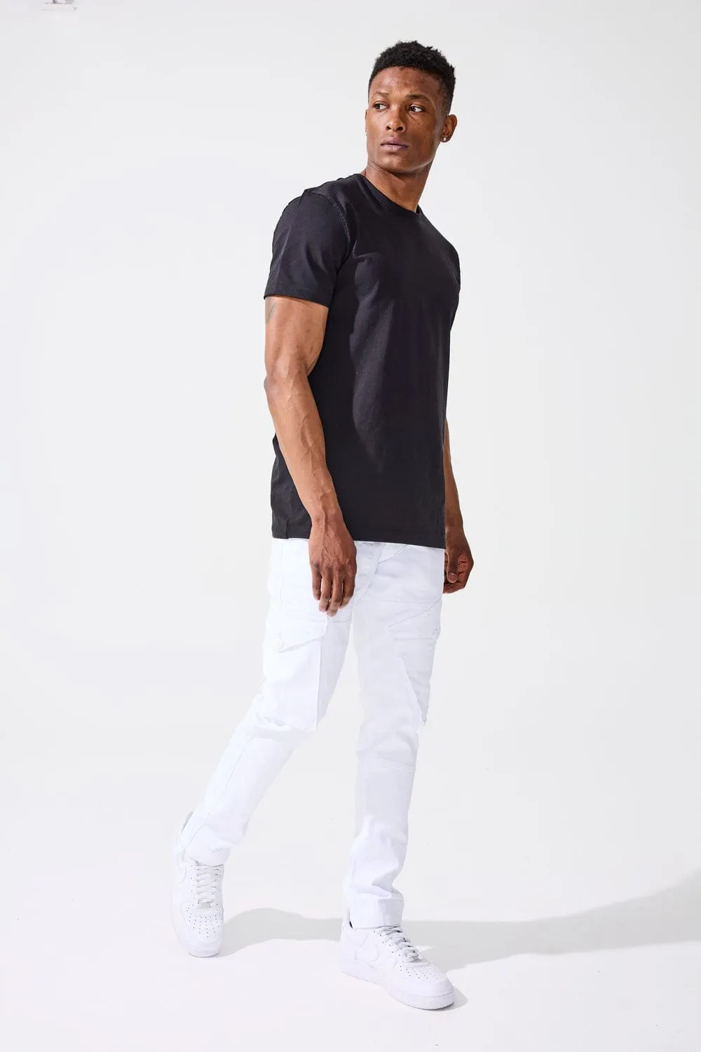 Aaron - Trailblazer Cargo Pants (White)