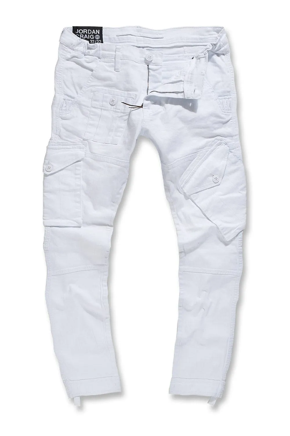 Aaron - Trailblazer Cargo Pants (White)