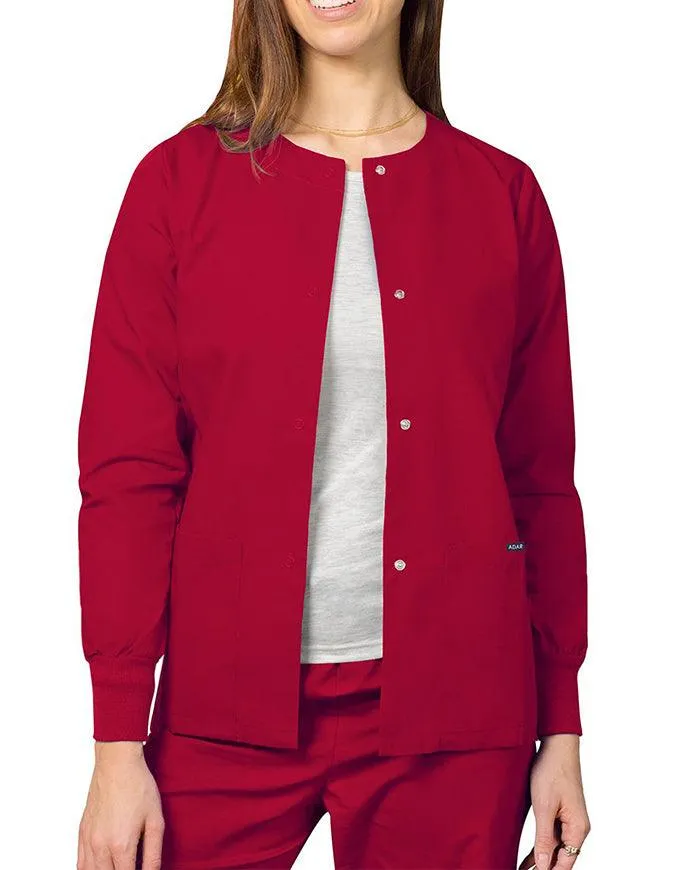 Adar 29 Inch Women's Two Pockets Warm Up Scrub Lab Jacket