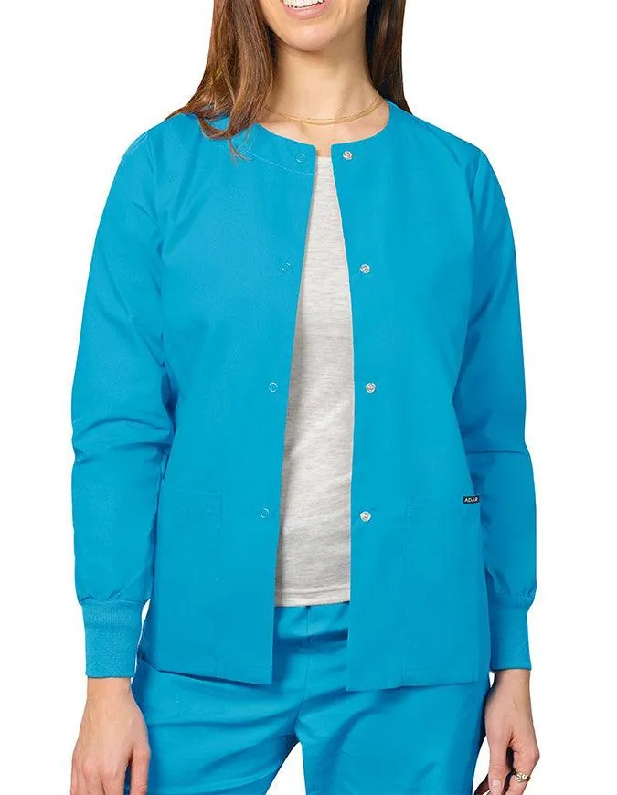 Adar 29 Inch Women's Two Pockets Warm Up Scrub Lab Jacket