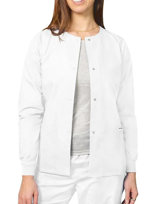 Adar 29 Inch Women's Two Pockets Warm Up Scrub Lab Jacket