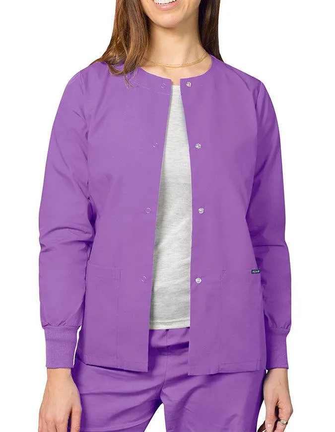 Adar 29 Inch Women's Two Pockets Warm Up Scrub Lab Jacket