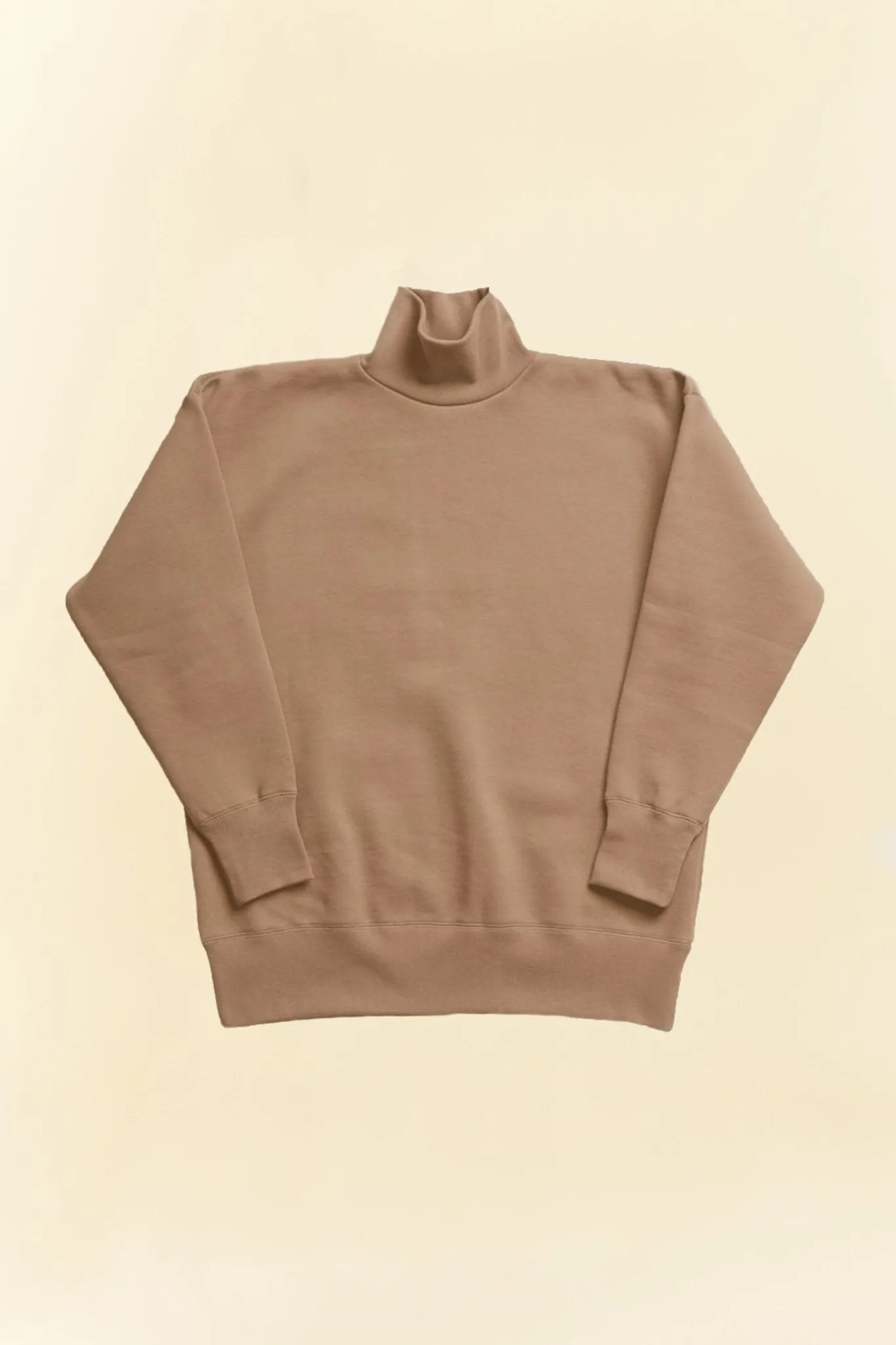 Addict Clothes ACVM Mockneck Sweatshirt - Sand