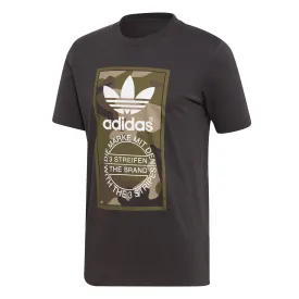 adidas Originals Camouflage Tongue Label Tee - Black