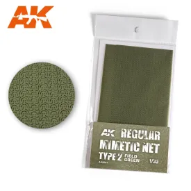 AK Interactive 8067 CAMOUFLAGE NET FIELD GREEN / TARNNETZ TYPE 2