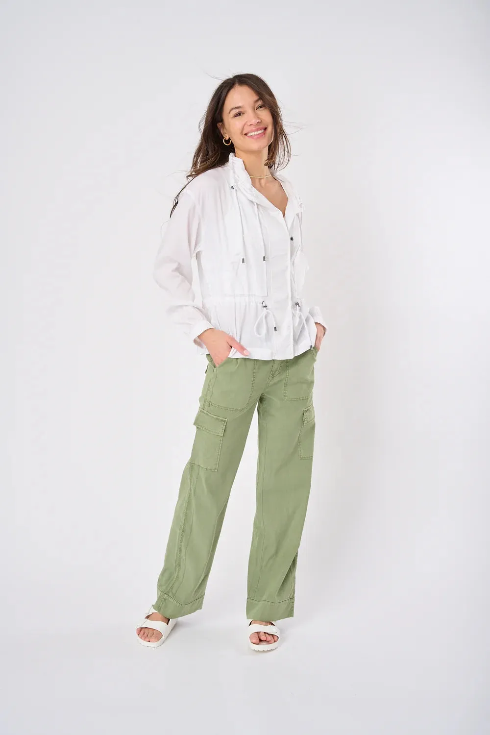 Ally Cargo Pant - Cilantro