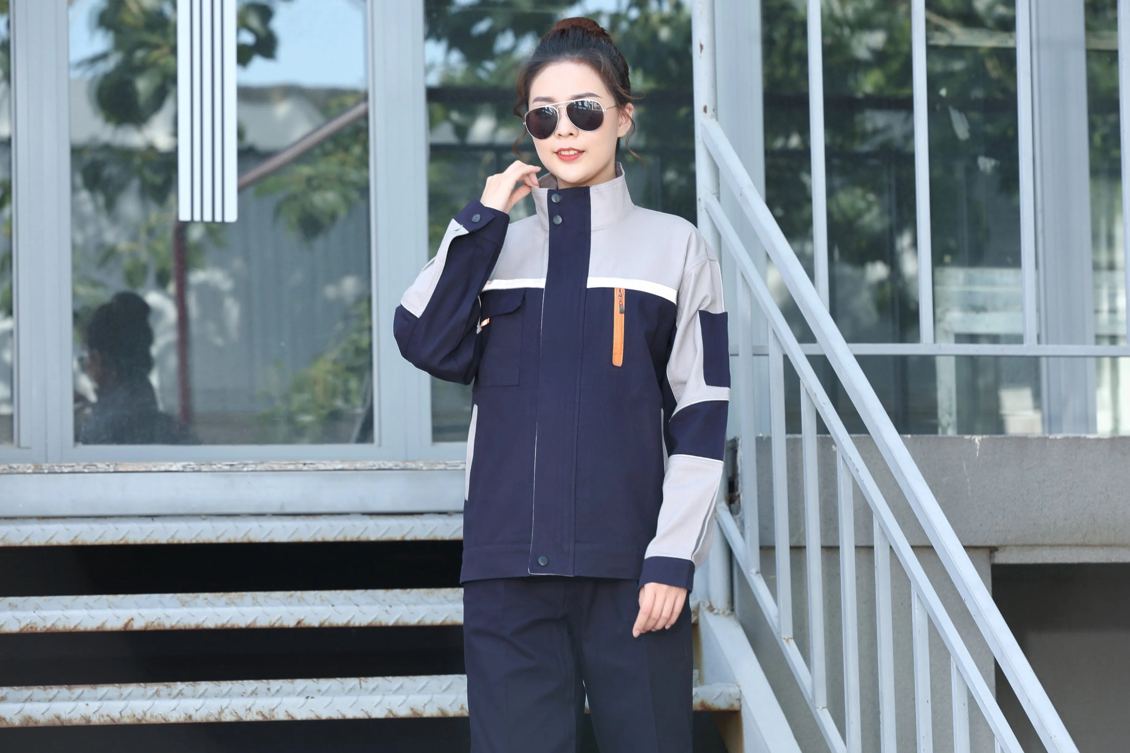 Autumn and winter long-sleeved pure cotton series workwear SD-PC-W2604