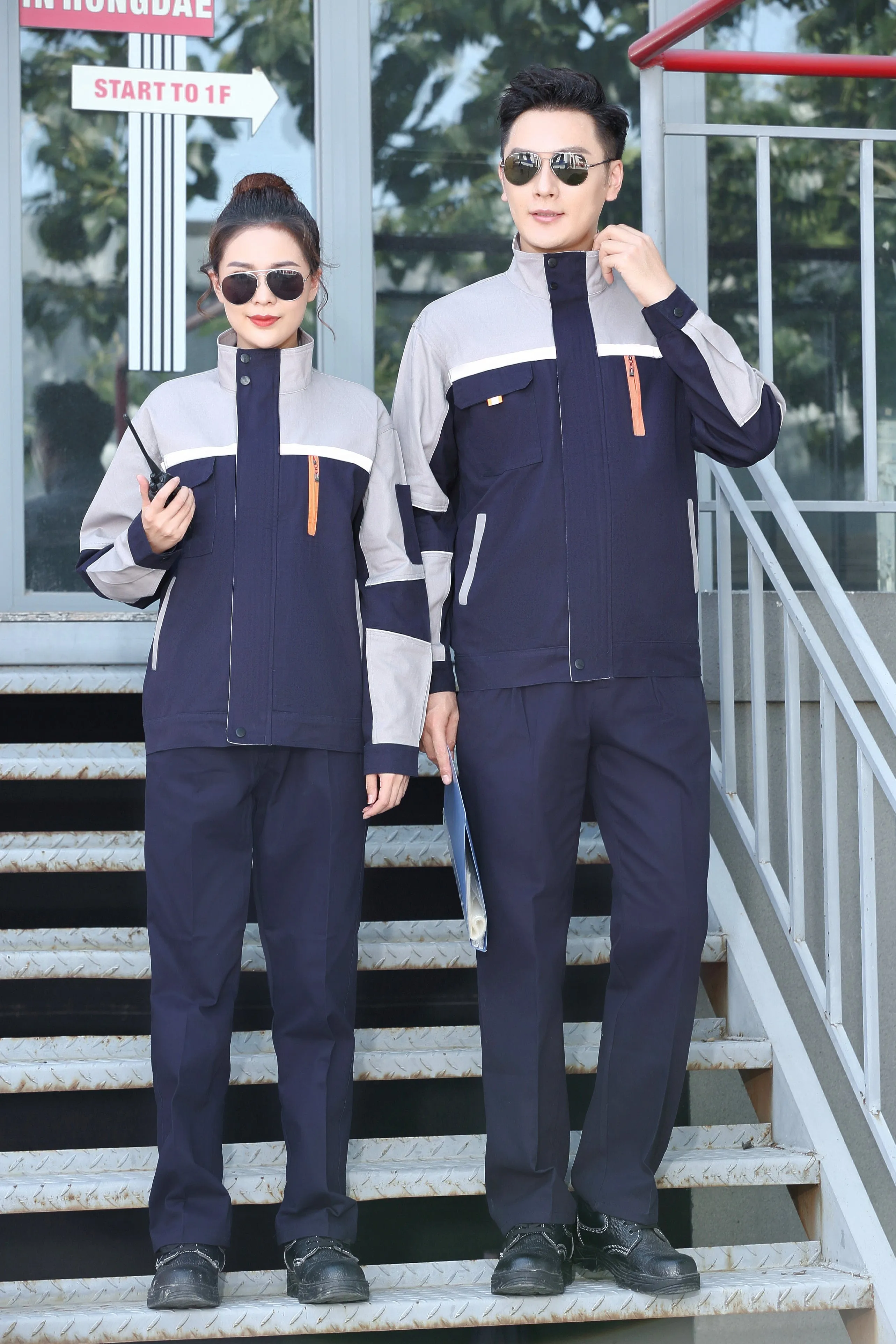 Autumn and winter long-sleeved pure cotton series workwear SD-PC-W2604