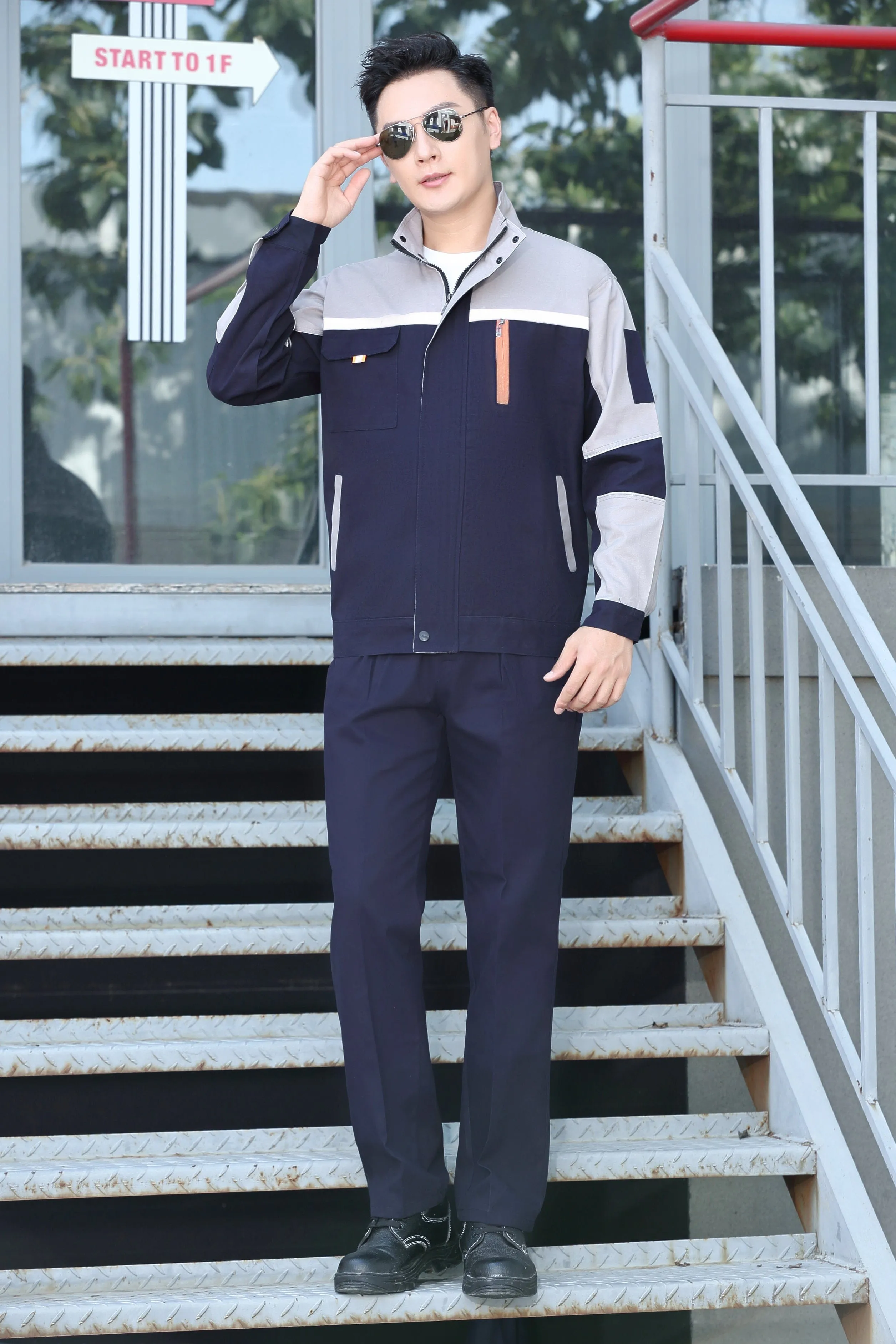 Autumn and winter long-sleeved pure cotton series workwear SD-PC-W2604