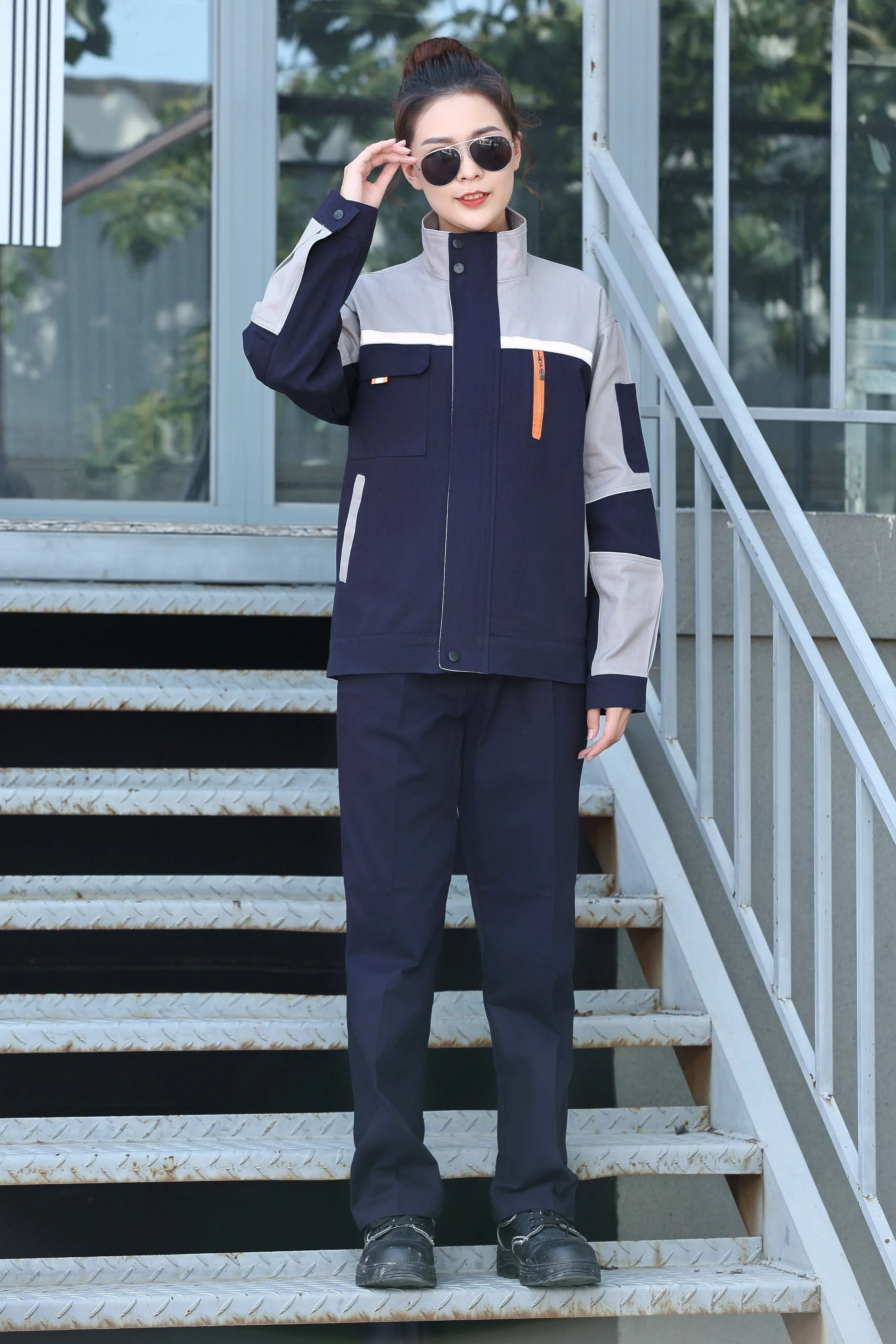 Autumn and winter long-sleeved pure cotton series workwear SD-PC-W2604