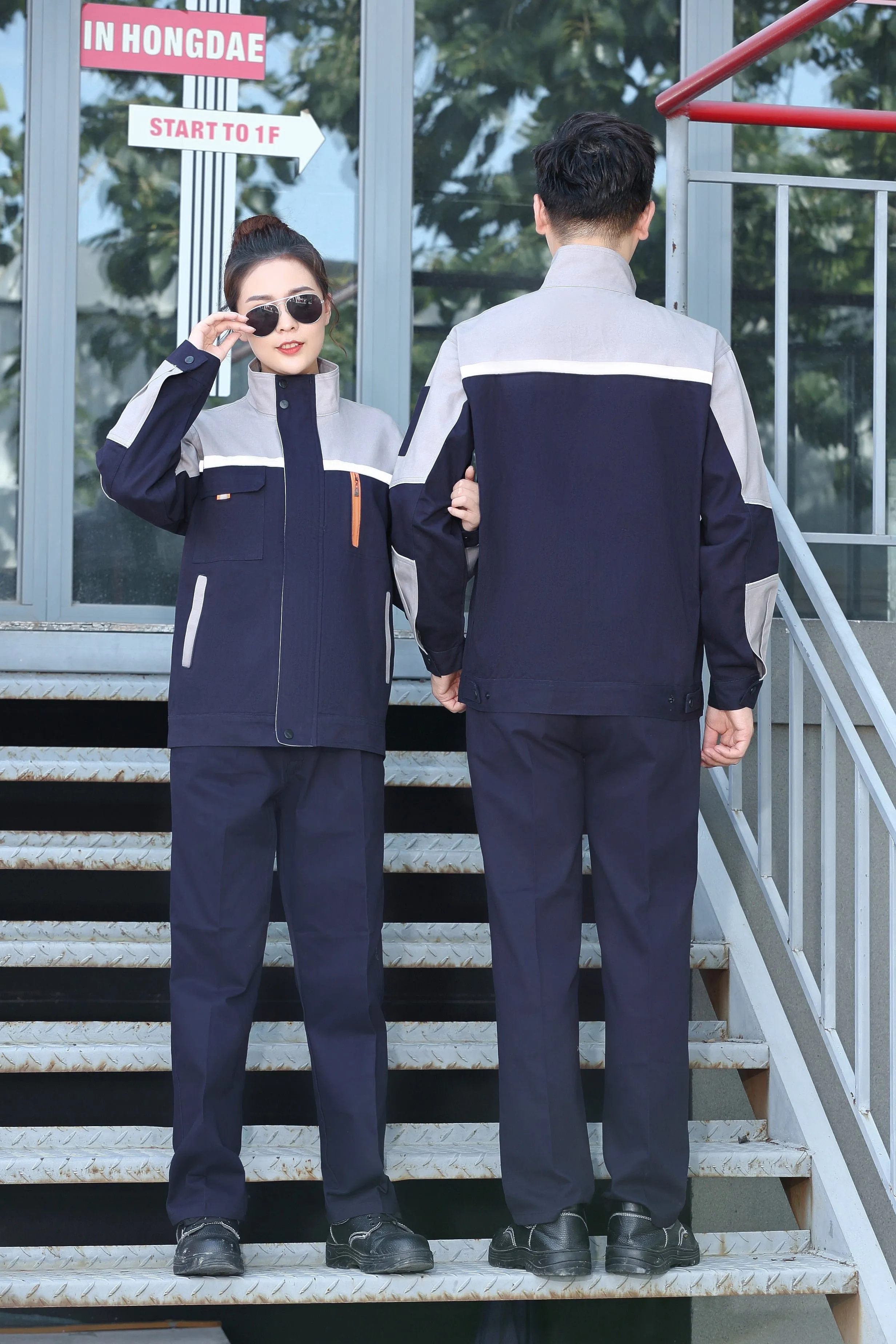 Autumn and winter long-sleeved pure cotton series workwear SD-PC-W2604