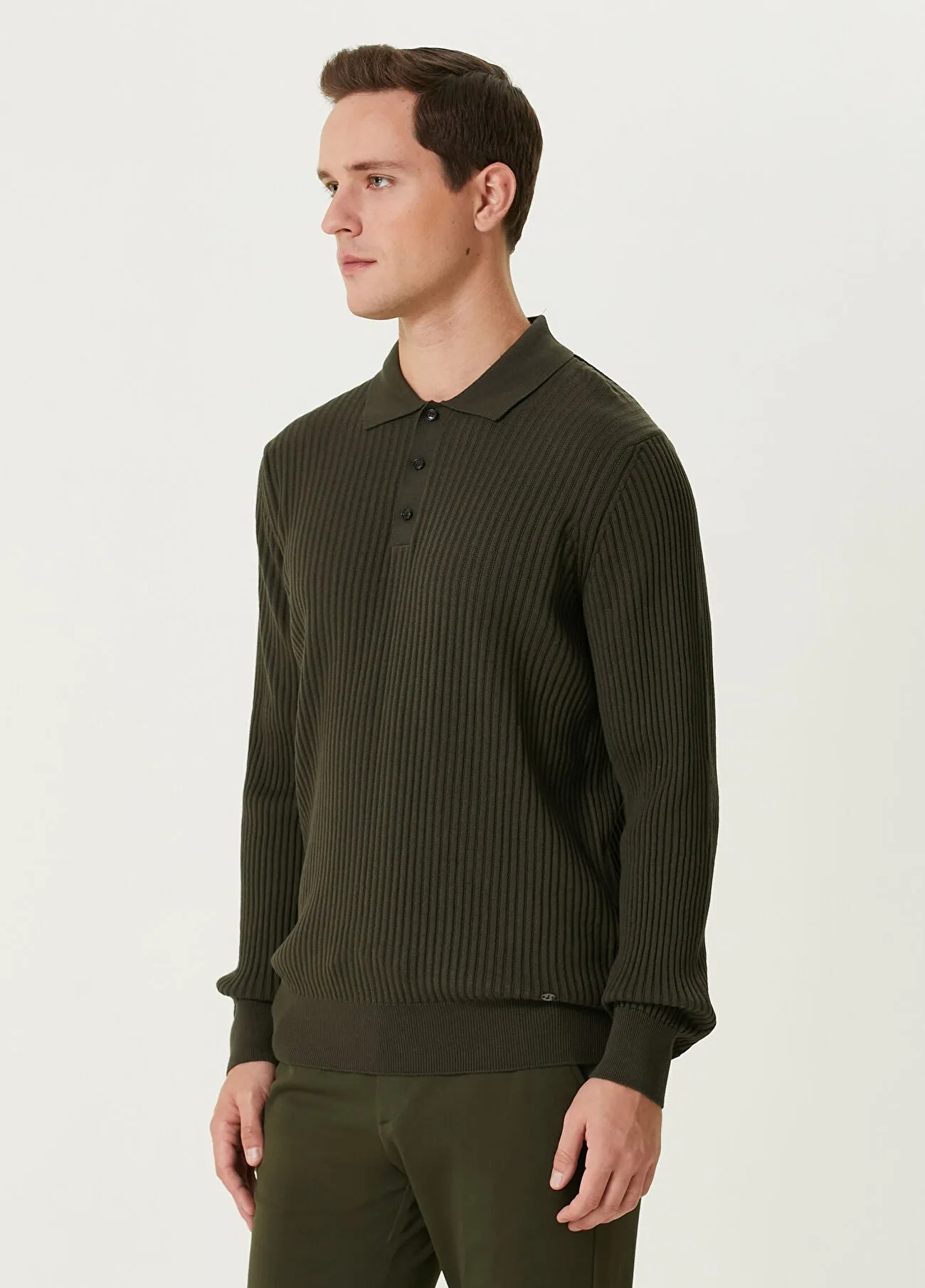 Beymen Club Men Polo Neck Knitwear Khaki