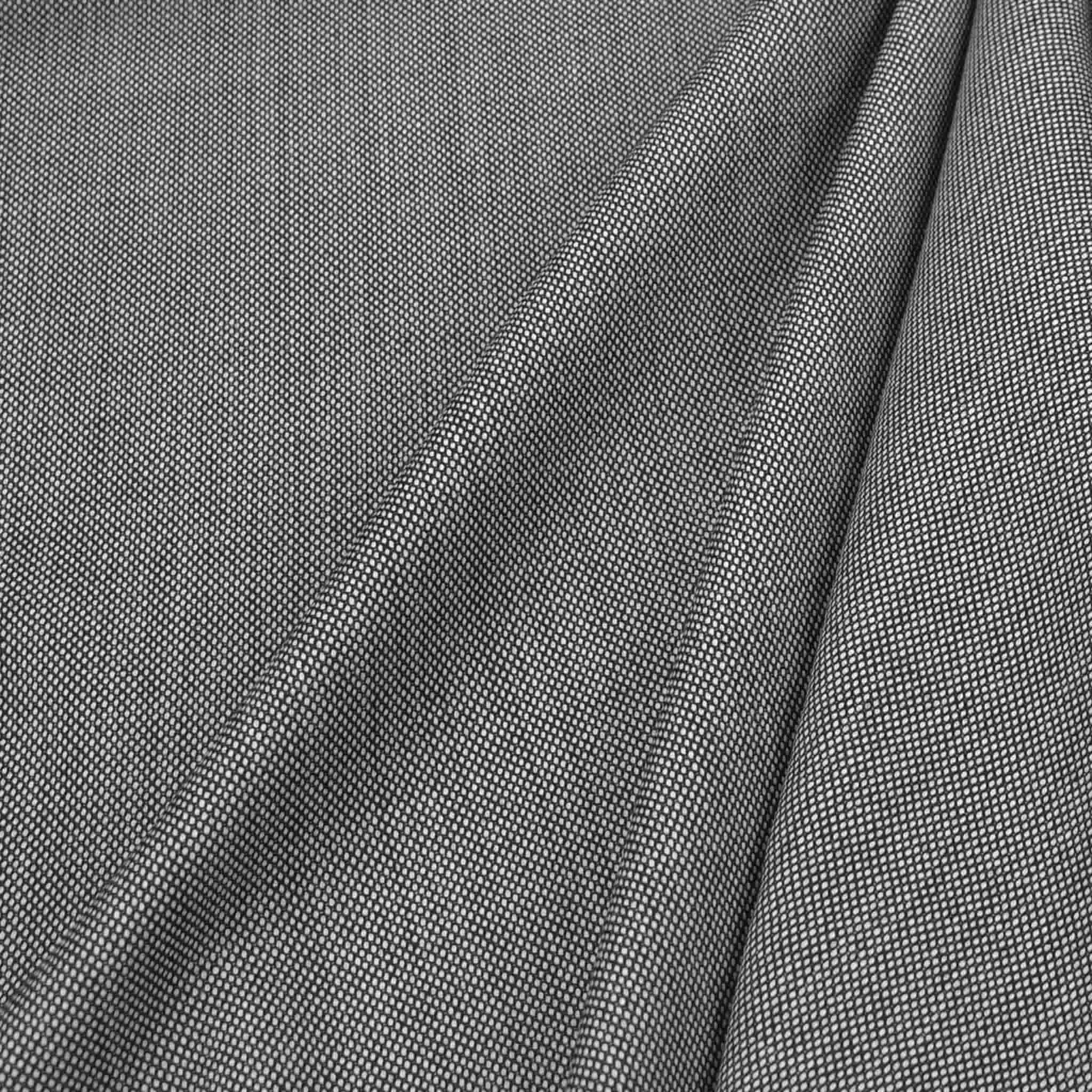 Black Micro-Motif Suiting Fabric 99513