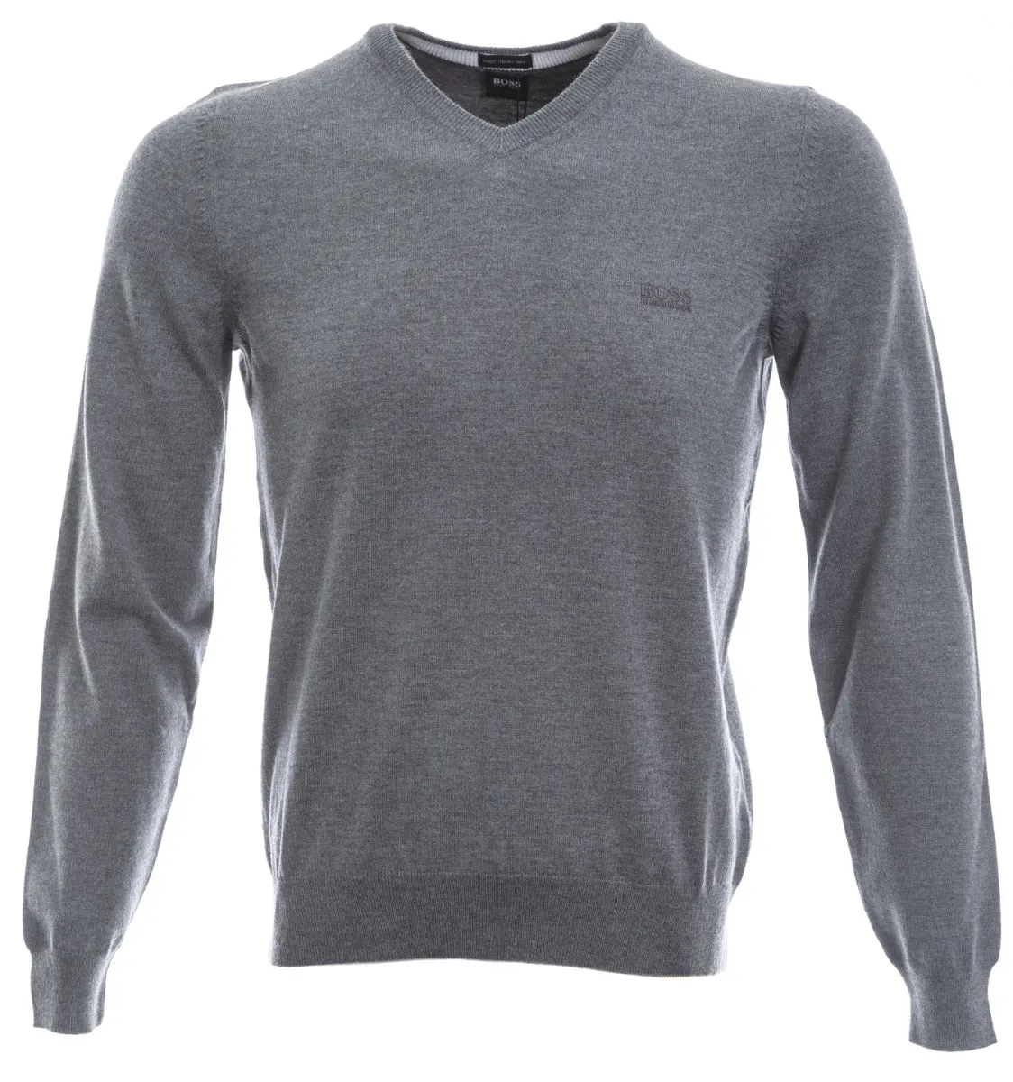 BOSS Baram-L Knitwear in Light Grey