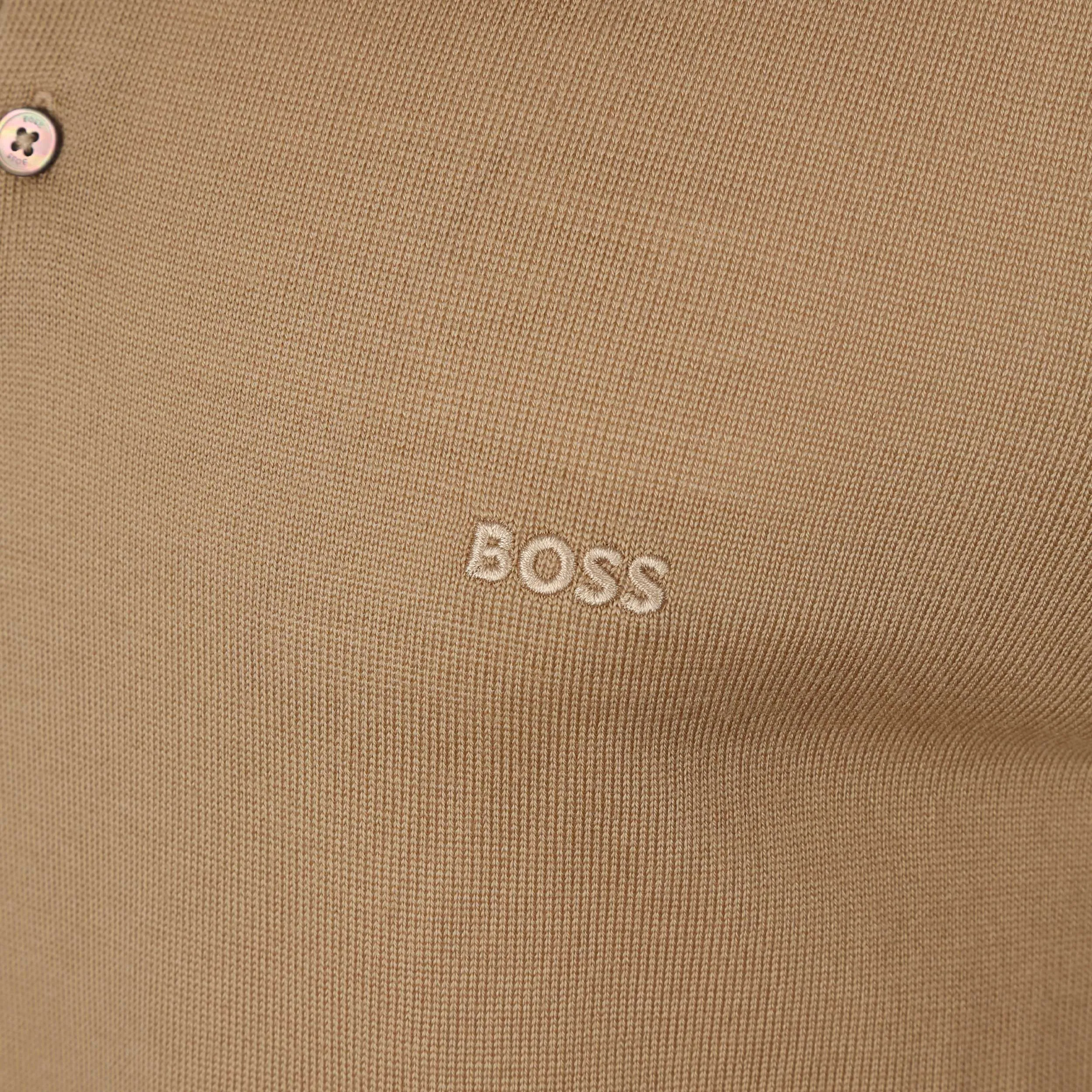 BOSS Bono L Knitwear in Medium Beige