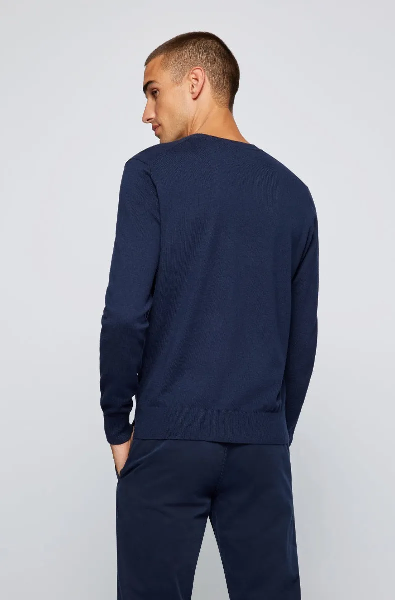 BOSS Kanovant Knitwear in Dark Blue