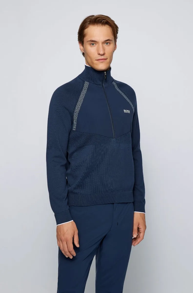 BOSS Zaxel Knitwear in Navy