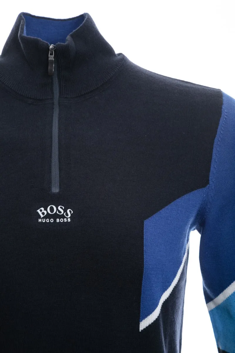 BOSS Zofin Knitwear in Navy