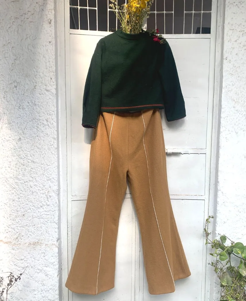 Brown High Waisted Pants