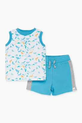 Burt's Bees Shark Attack 2-Piece Boys Set