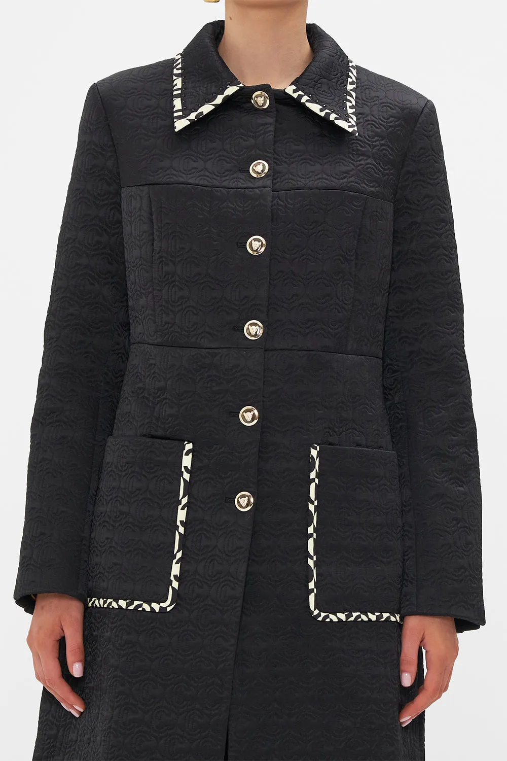 BUTTON FRONT COAT CIAO PALAZZO