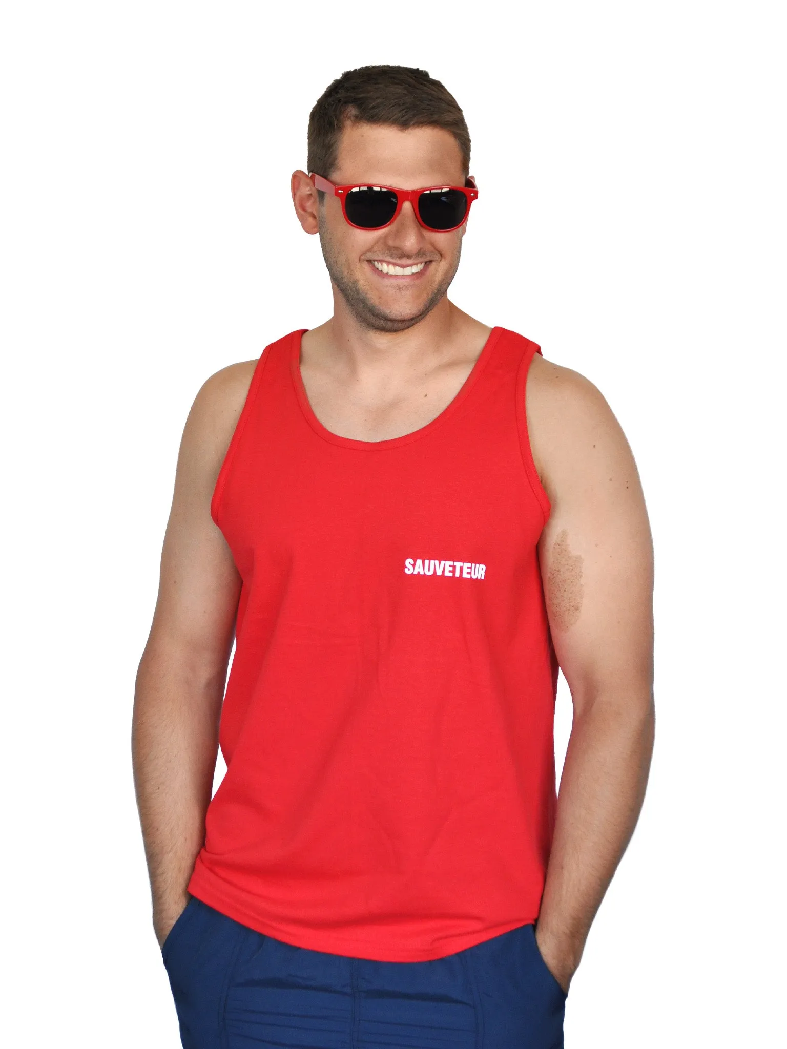 Camisole ''Sauveteur'' - Rouge