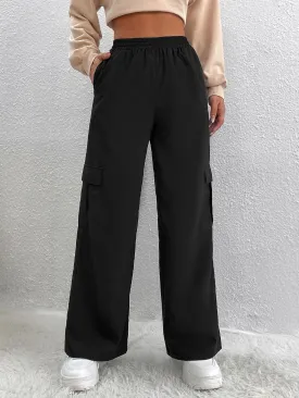 Casual High Waist Cargo Pants