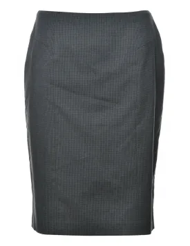 Checked Pencil Skirt - M