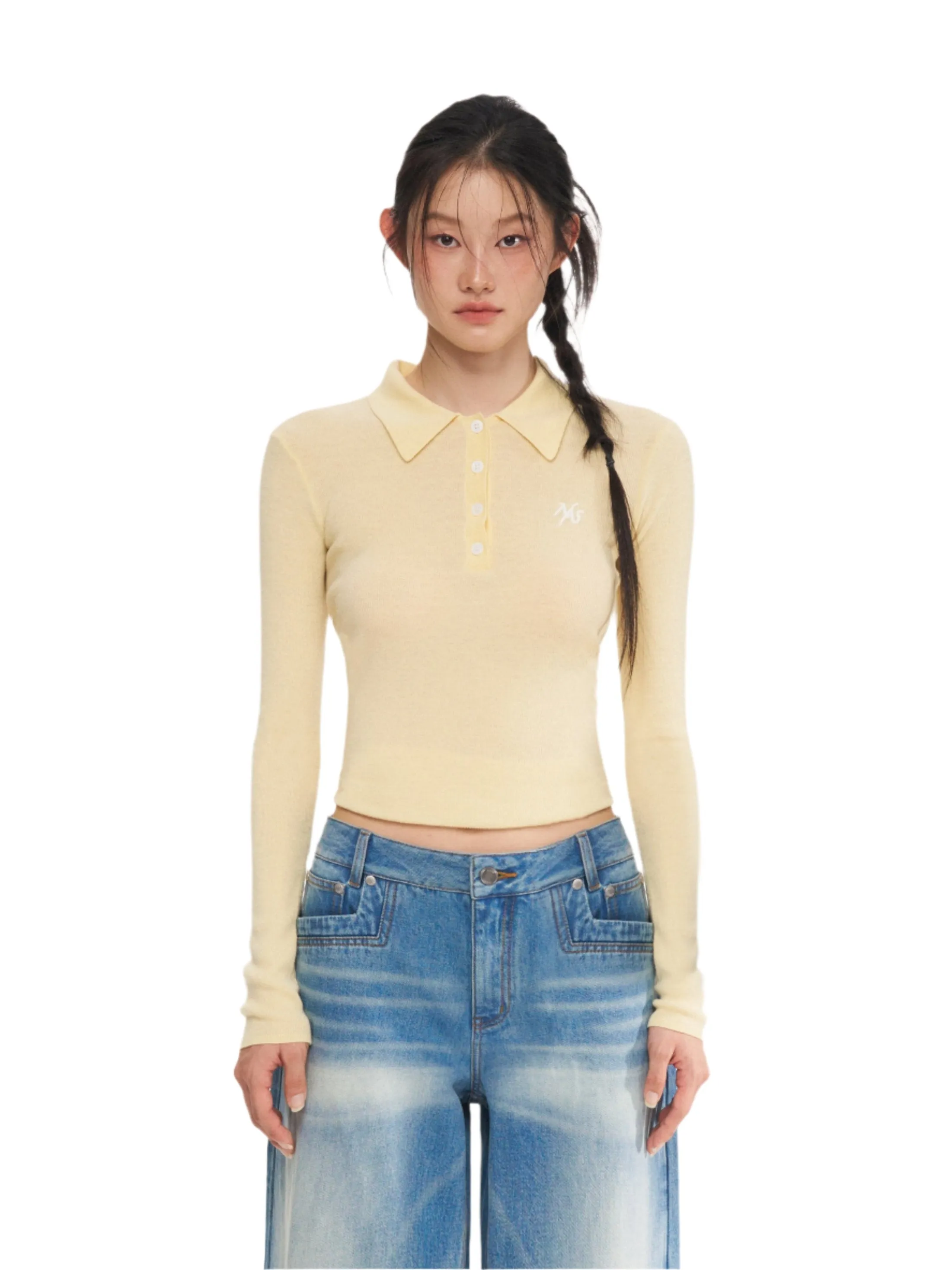 Cheese Polo Woolen Knitwear