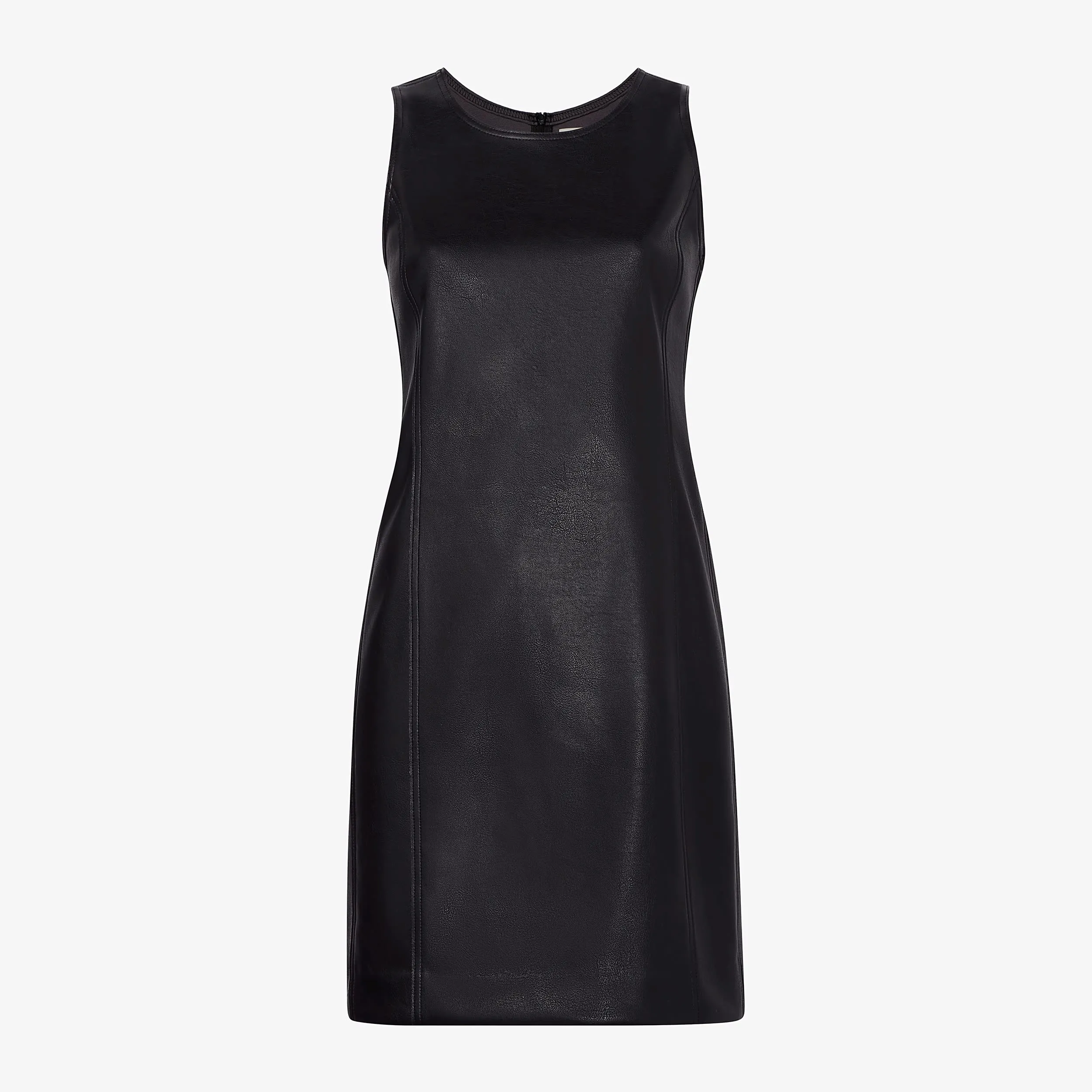 Chloe Dress - Vegan Leather :: Black