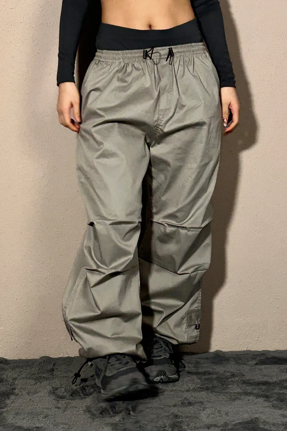 Cool Grey Parachute Pants 2.0