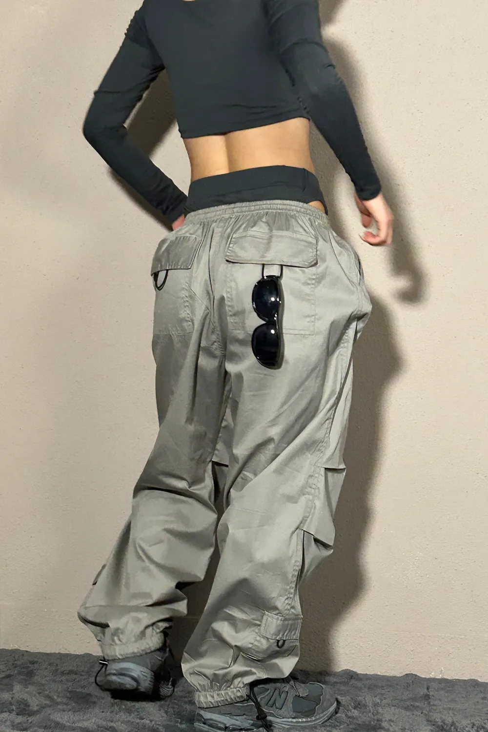 Cool Grey Parachute Pants 2.0