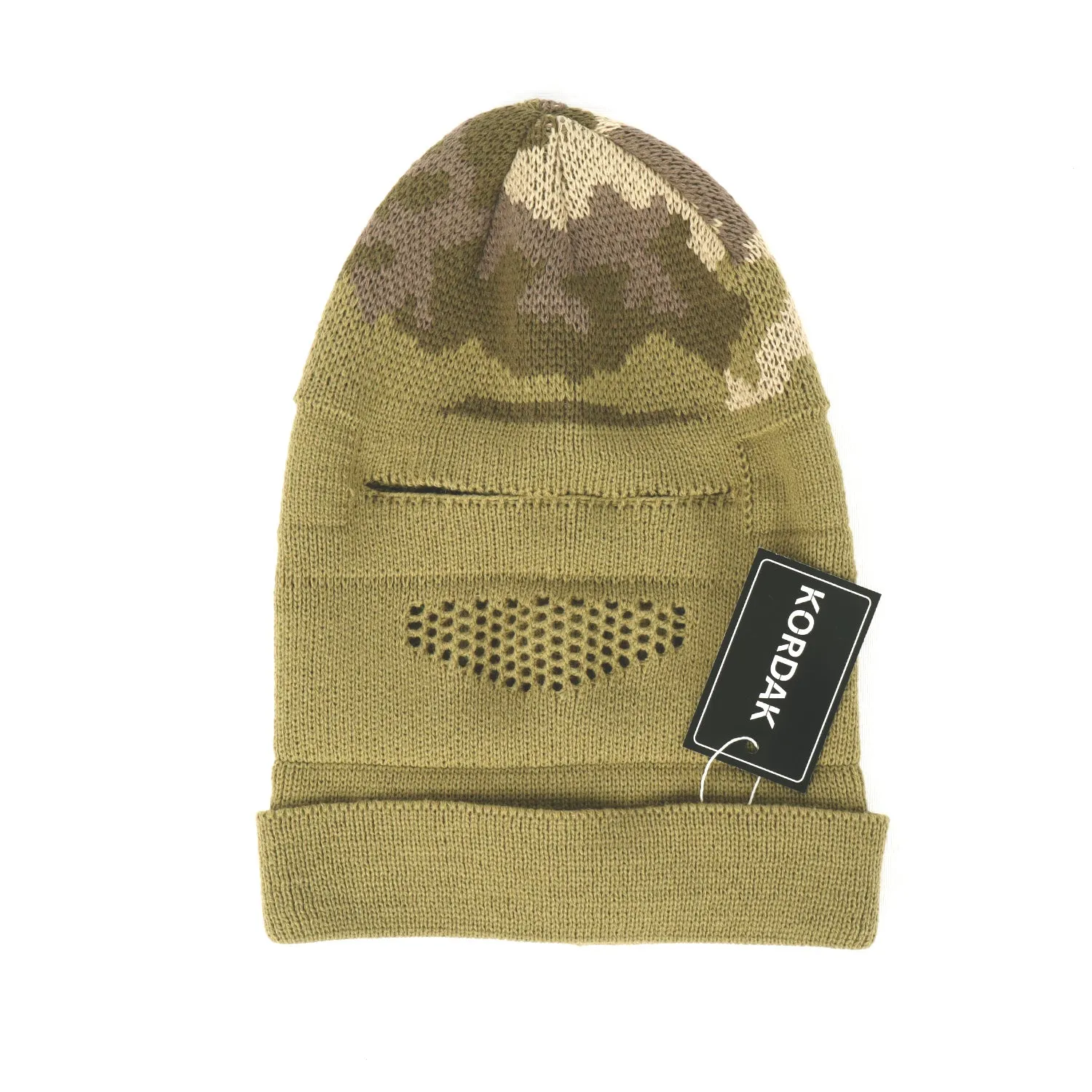 CRW Camouflage Knitted Balaclava Beanie (Ski Mask)