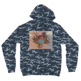 Desert Rocks Camouflage Adult Hoodie