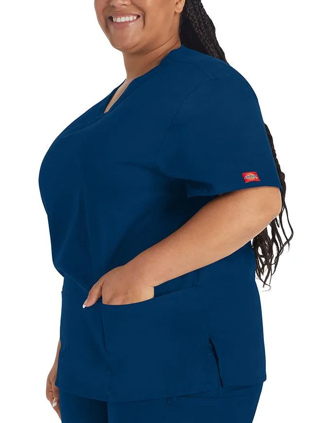 Dickies EDS 27 Inch Women's V-Neck Scrub Top