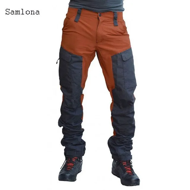 Fashion Spring Autumn Moto & Bike Pants Men Multi-pocket Washed Overalls Men Outdoor Straight Pant Male Cargo Pants Men Trousers