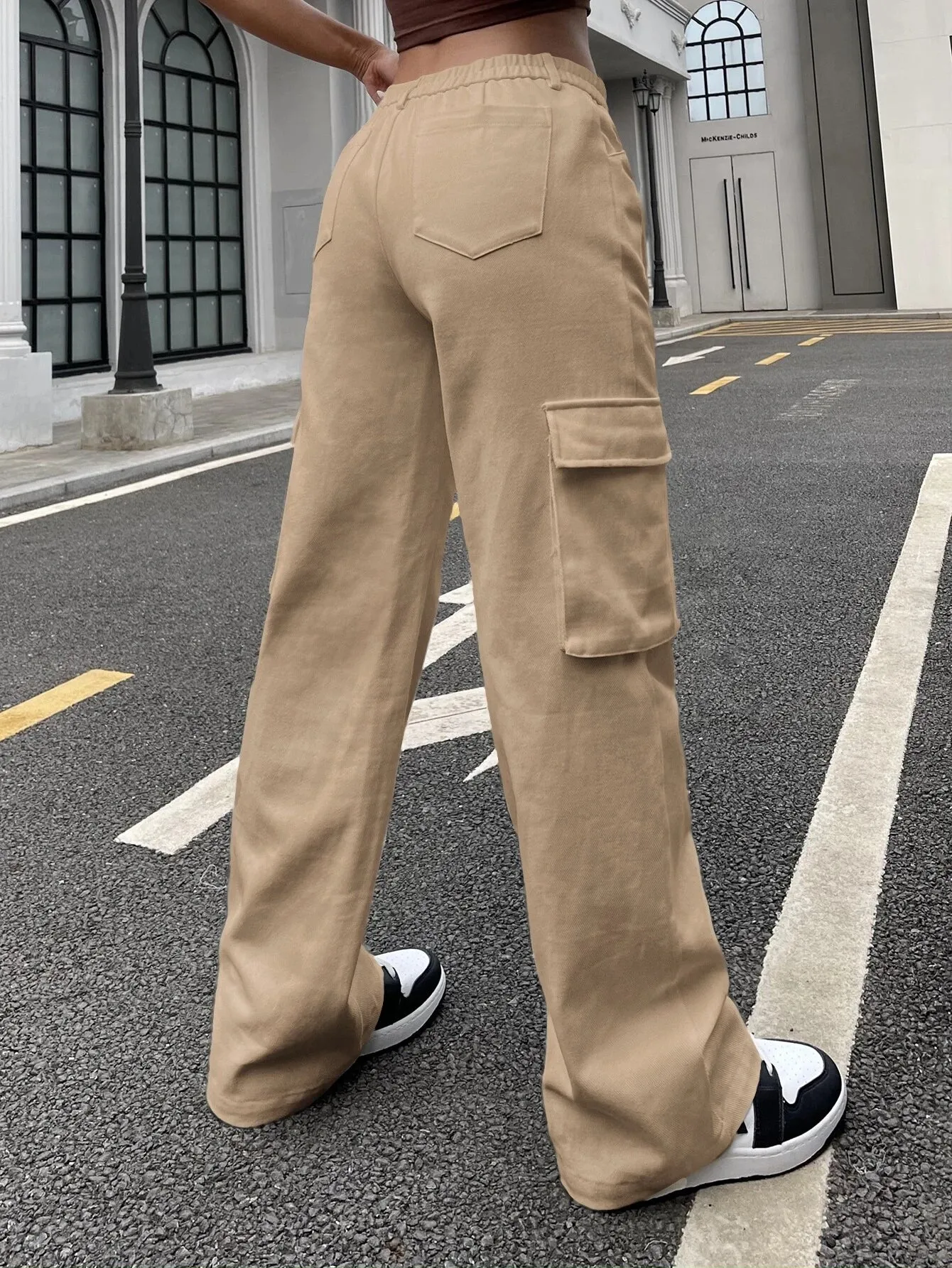 Flap Pocket Regular Fit Cargo Pants