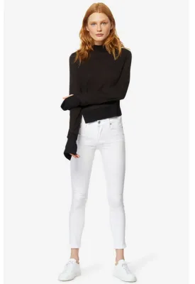 Habitual Nan Knit Asymmetrical Turtleneck