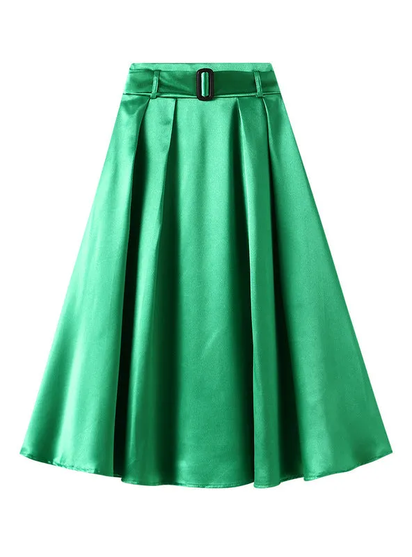 High Waist Big Swing Umbrella Skirt