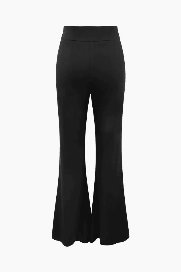 High Waisted Flare Leg Pants