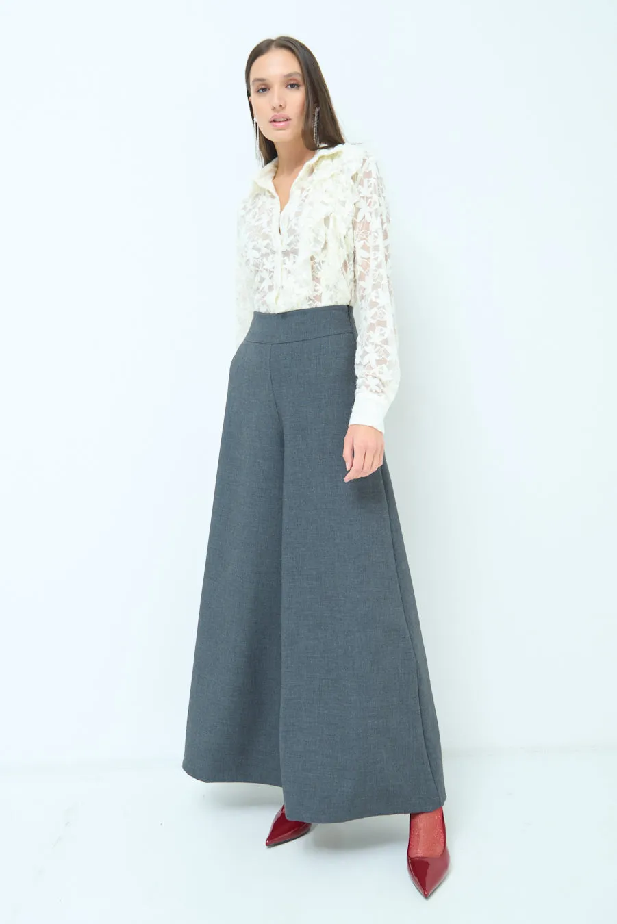 High-waisted palazzo pants wholesale