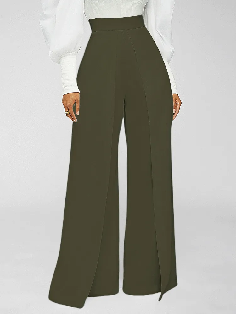 High Waisted Wide Leg Pants