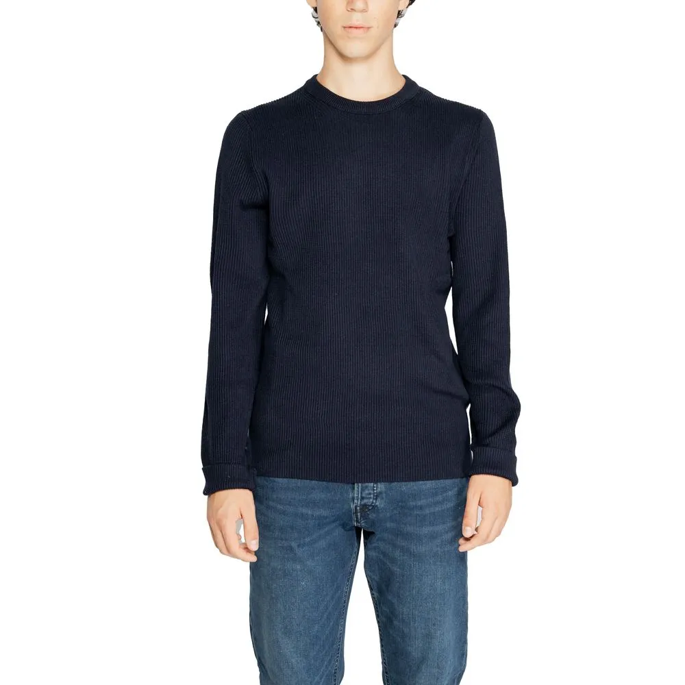 Jack Jones Blue Recycled Polyester Sweater