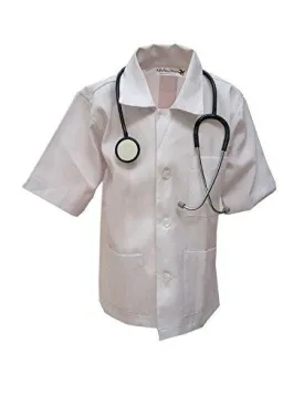 KFD Docter Fancy Dress For Kids,Our Helper Costume for Annual Function/Theme Party/Competition/Stage Shows Dress