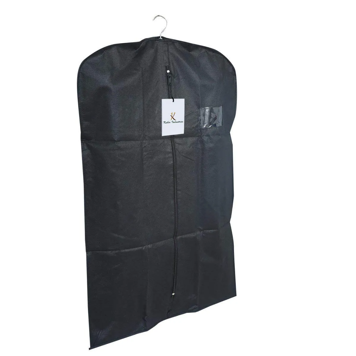 Kuber Industries 3 Piece Non Woven Coat Cover, Black (CTKTC2434)