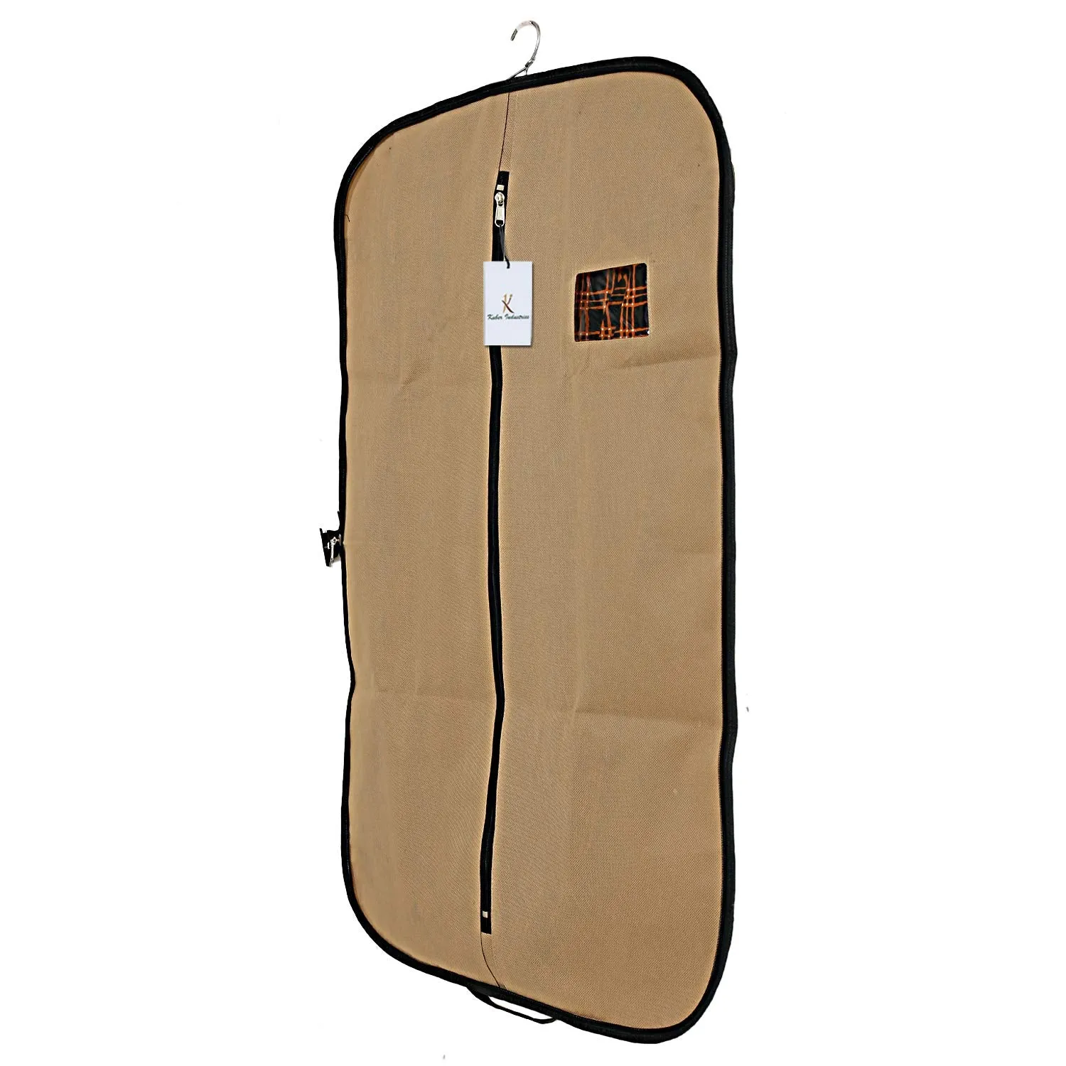 Kuber Industries Foldable Non Woven Coat Cover, Brown, Standard (CTKTC02424)