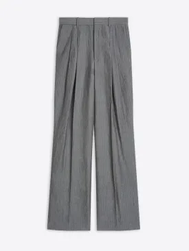 Linen straight pants