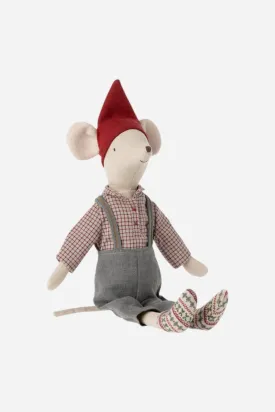 Maileg Medium Boy Christmas Mouse